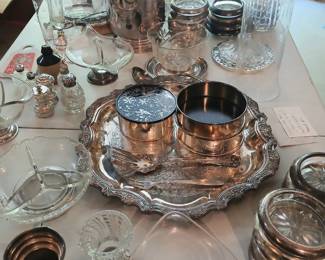 Silverplate and sterling items