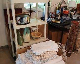 Blankets, pottery, miscommunication items 