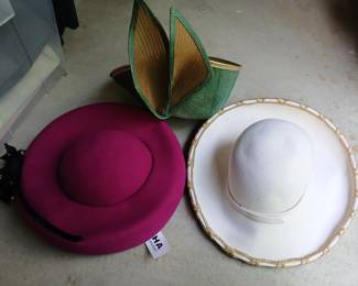 Vintage and modern hats