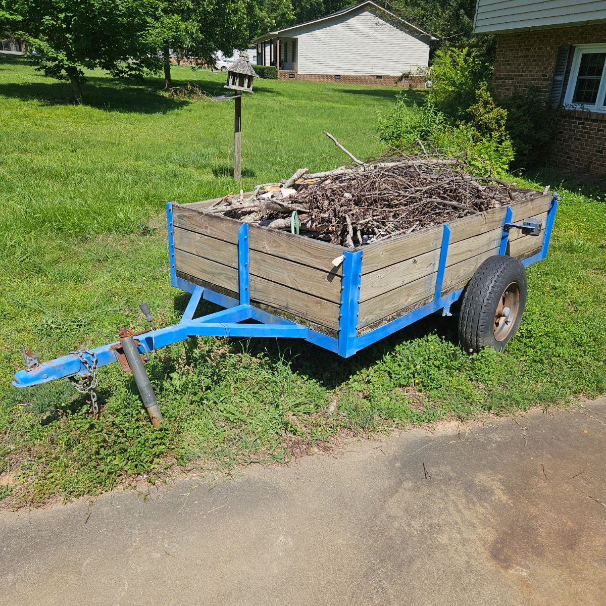 Single axle trailer