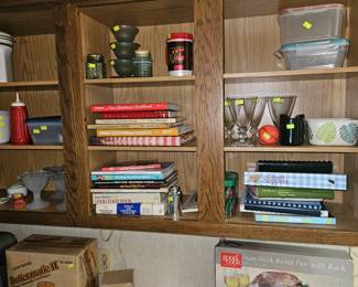 tons of vintage cook books