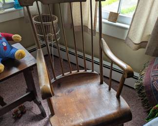 Rocking chair. Sturdy, vintage.
