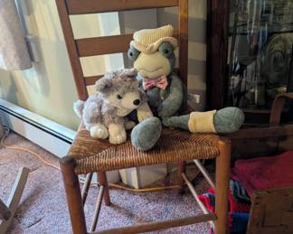 Straw weaked chair