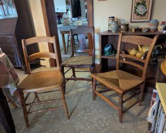 Various vintage chairs