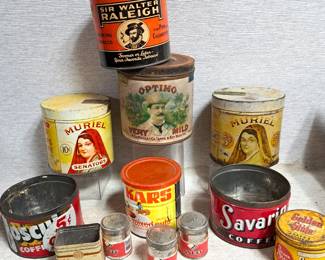 TOBACCO COFFEE CAN LOT