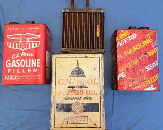 STEAMPUNK RADIATOR OIL CANS