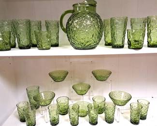INDIANA GLASS GREEN