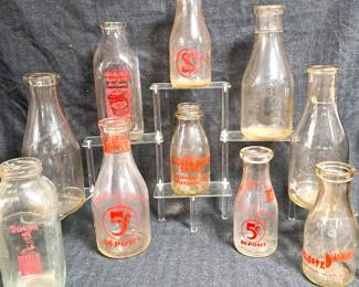 MILK DAIRY BOTTLES