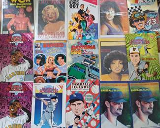 BASEBALL WRESTLING & MORE COMIC & MAGAZINES