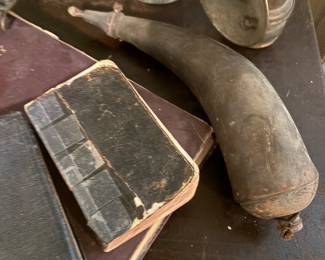 Antique Powder Horn | Antique Miner’s Carbide Lamp