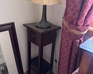 Table and lamp