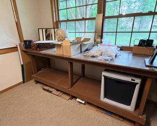Shipping counter, large plastic file drawer