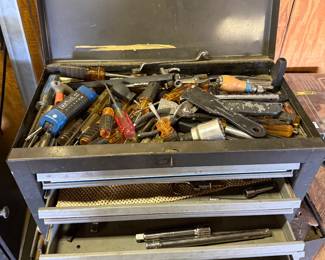 #3 All American Tool Box with tools $75.00