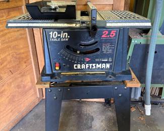 #2 Craftsman 10" table saw $100.00