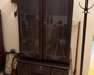 #30 Gun Cabinet with key 37x14x69 $200.00