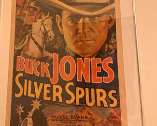 #34 Buck Jones 1936 Movie Poster 29x19.5 $75.00
