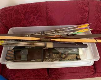 #18 Bow and arrows & accessories $175.00