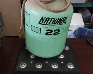 National R-22 Freon Tank with Hoses