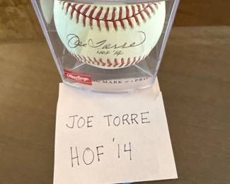 Joe Torre HOF ‘14 signed