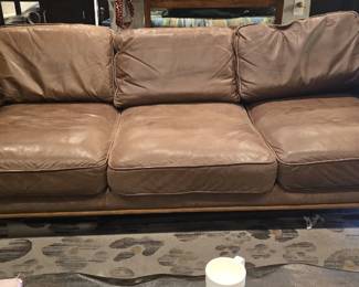 Leather couch