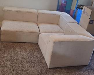 Playroom couch (3-piece sectional)