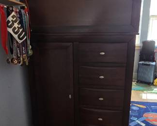 Loft bed storage