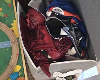 Dress up clothes (2 bins)