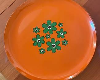 Japanese lacquer platters c1960