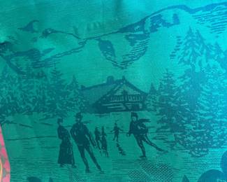 Jacquard Français tablecloth detail