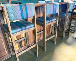 Upholstered bar stools