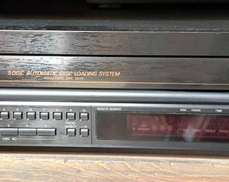 Denon 5 disc changer + receiver