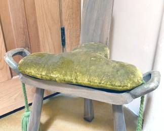 Vintage birthing chair