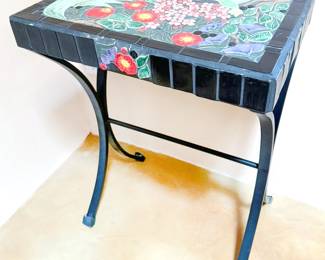 Mosaic side table by Bonnie MacQuarrie