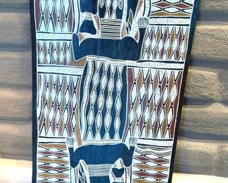 Aboriginal bark painting