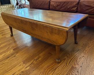Ethan Allen drop side coffee table