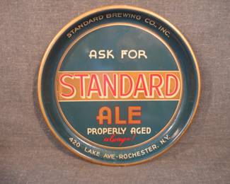 Vintage Standard Ale Beer Tray