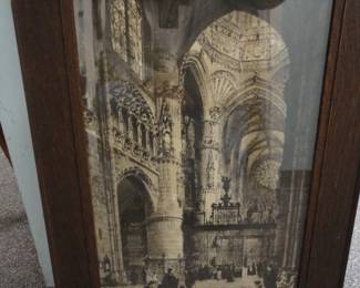 Antique Axel Haig Burgos Cathedral Etching