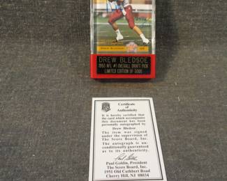 Signed Drew Bledsoe (COA)