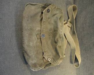 WW2 Military Gas Mask Canvas Pouch