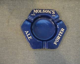 Molson Porcelain Ashtray