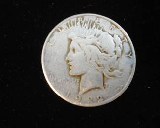1922 Peace Silver Dollar