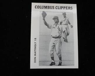 1984 TCMA Columbus Clippers Don Mattingly Rookie Card
