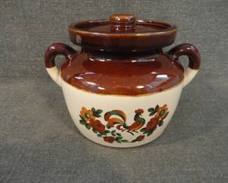 McCoy Rooster Bean Pot