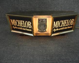 Vintage Michelob Lighted Cash Register Light