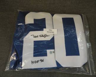 Men Renfro Dallas Cowboys Signed Jersey (COA)