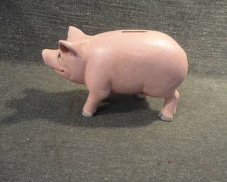 Cast Iron Pig Bank