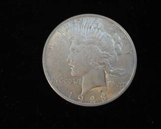 1923 Peace Silver Dollar