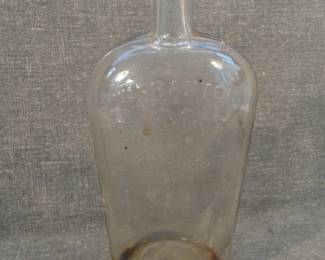 MJ Doran Embossed Flask Rochester, NY