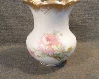 Antique British Anchor Pottery Double Lip Vase