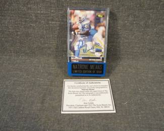 Signed Natrone Means (COA)
